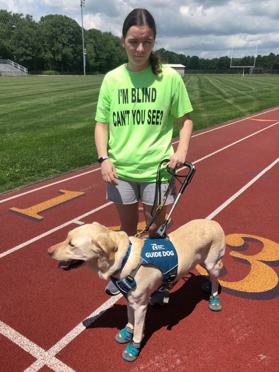 Guide dog leash clearance
